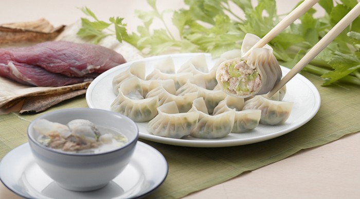 芹菜肉水饺